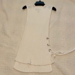 Medium Jennifer Lopez Crochet Style white dress